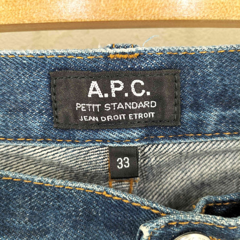 アーペーセー A.P.C. PETTIT STANDARD JEAN DROIT ETROIT レディース  33